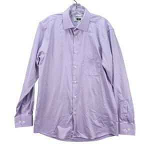 Joseph Abboud Egyptian Cotton Button Up Long Sleeve Shirt‎ Size 16 34/35 Preppy